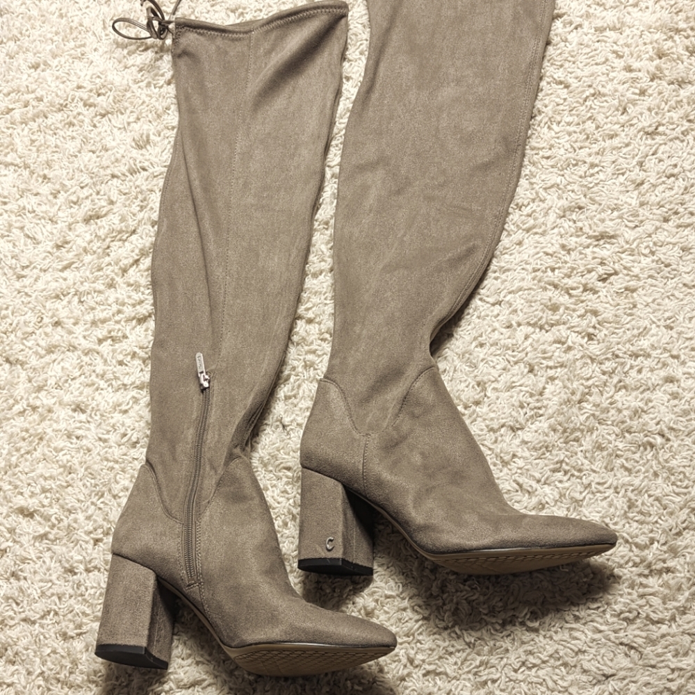 Circus by Sam Edelman Hanover Thigh High Faux Suede Pointed Toe Boots Size 8.5